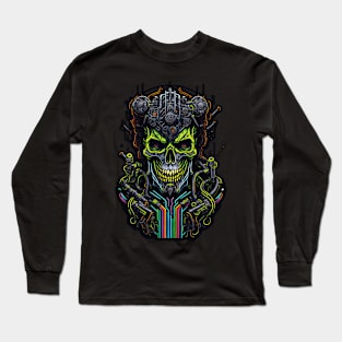 Cyborg Heads Long Sleeve T-Shirt